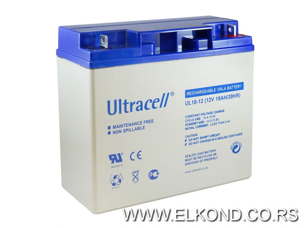 Akumulator žele 12V 18Ah 181x76x167 mm